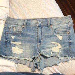 american eagle jean shorts